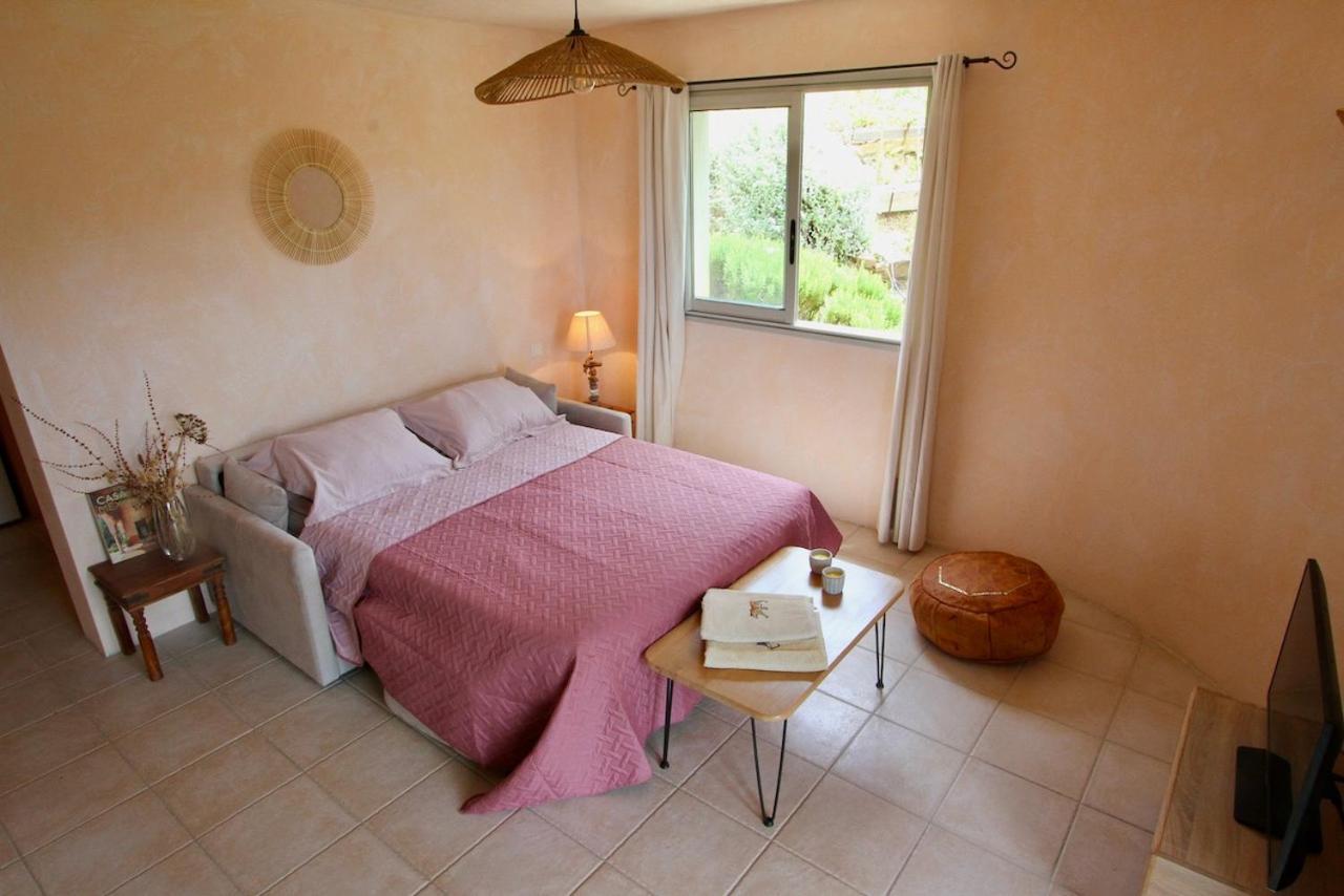 Studio, Vue Sur Mer Et Montagne Saint-Florent  Exteriör bild