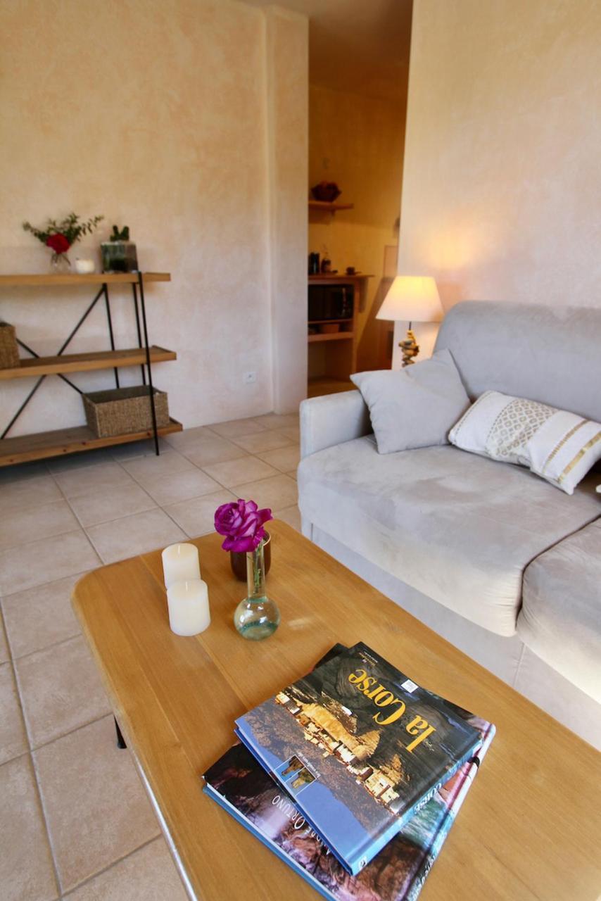 Studio, Vue Sur Mer Et Montagne Saint-Florent  Exteriör bild